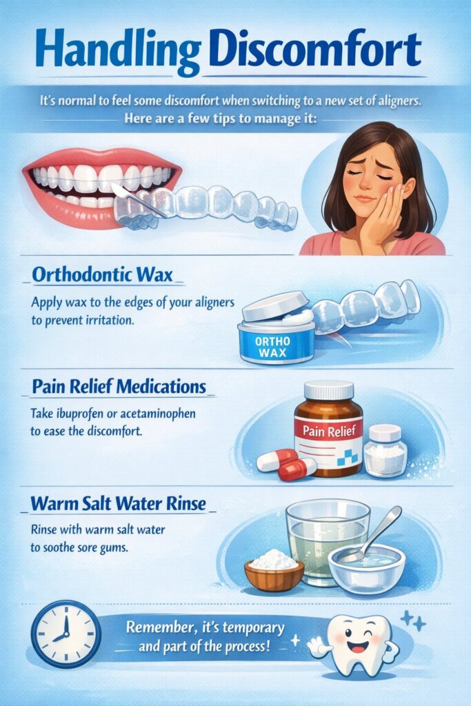 Handling Discomfort with Aligners