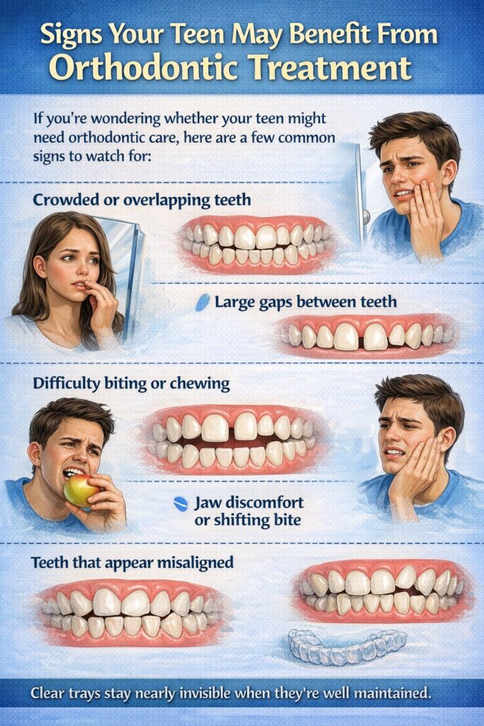 Signs Your Teen May Benefit From Orthodontic Treatment